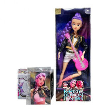 (1pc Rumi) K-POP Demon Hunters Doll Kpop Idol Action Figure Cute Demon Hunter Collectible Vinyl Figurine Toy for Kids Fans