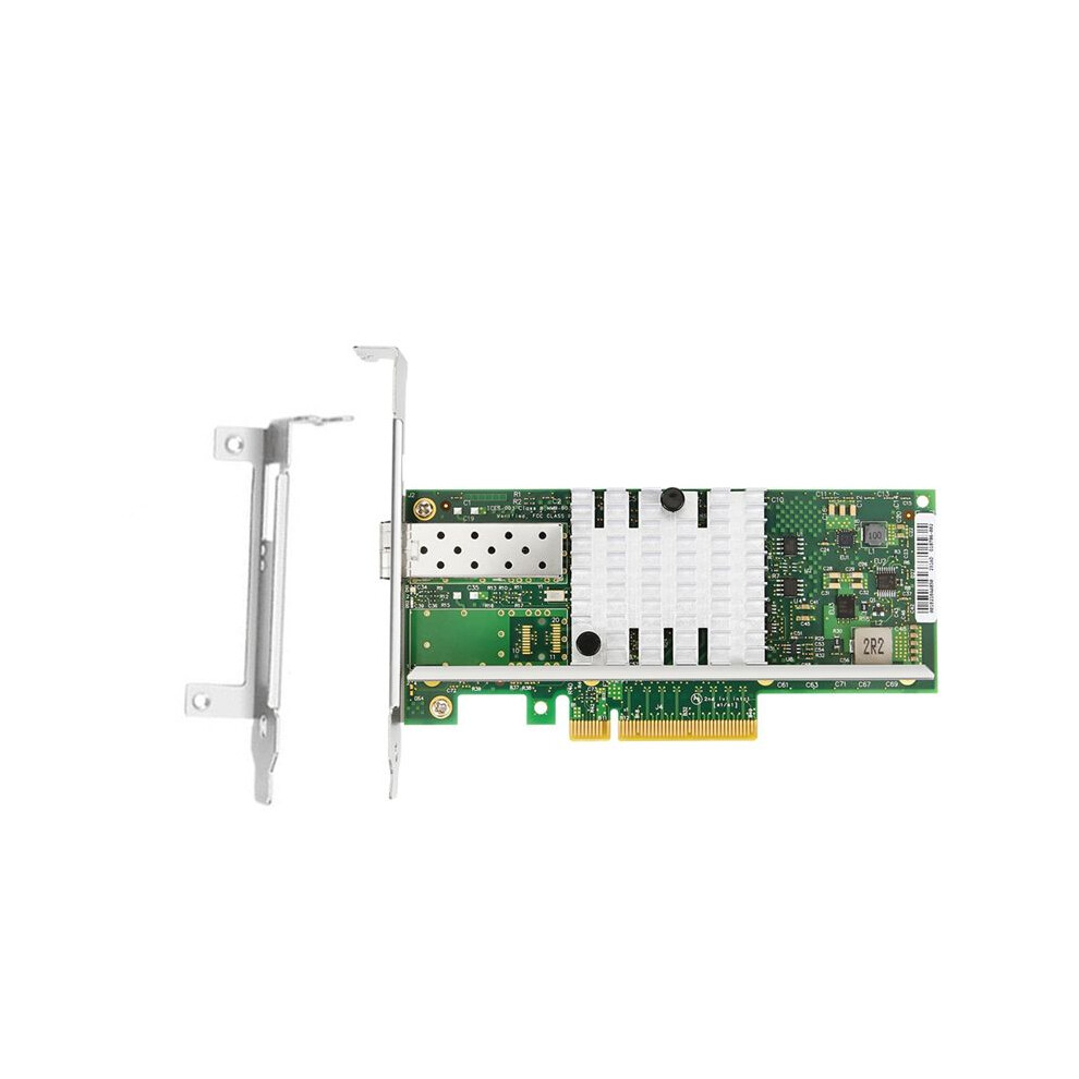 Photos - Other for Computer PCIe X8 10G SFP+ Ethernet Network Card Adapter 82599EN Single Port Fiber Adapter Optic Module for Windows Linux Servers