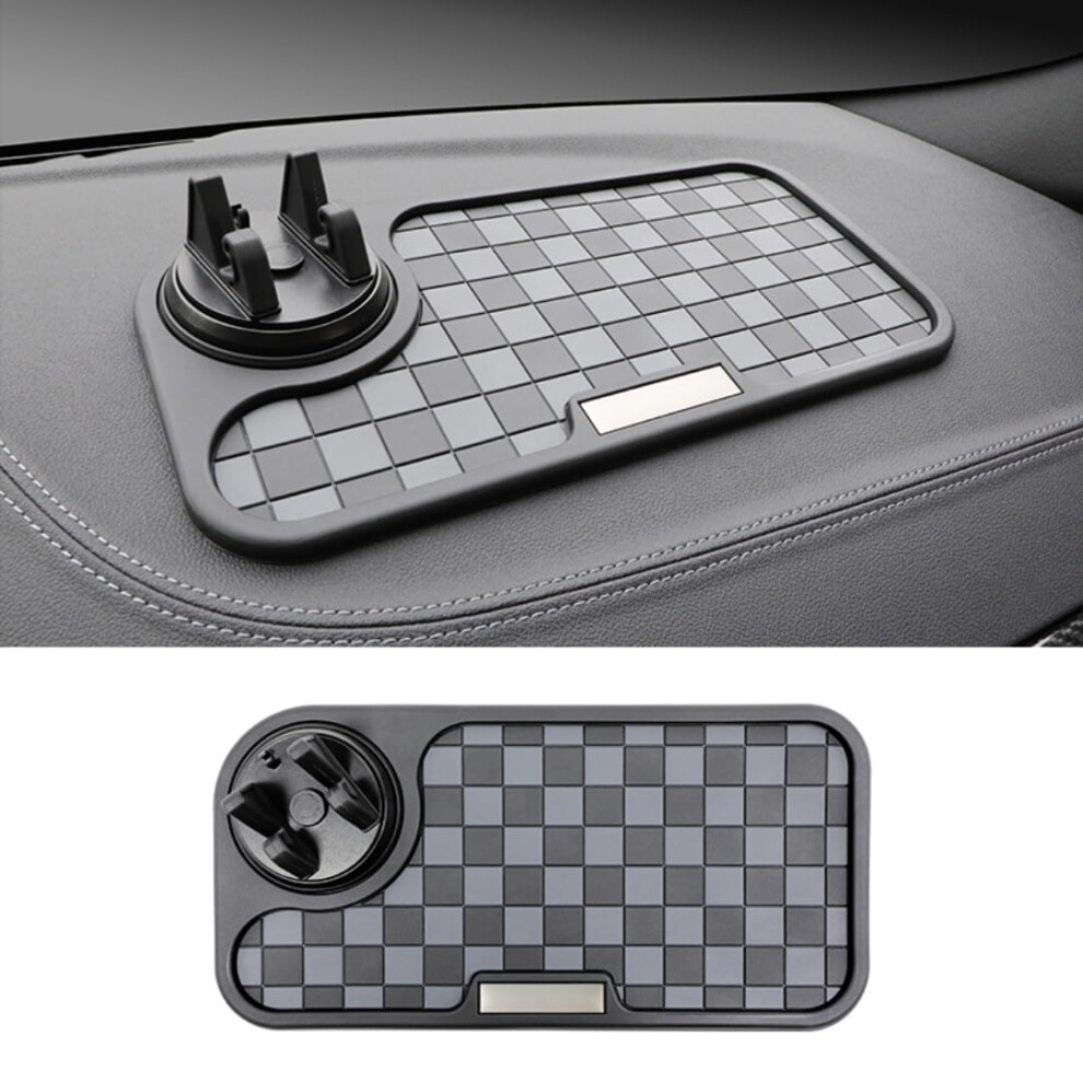 Car Dashboard Mat Anti-Slip Rubber Pad With Phone Holder Universal For Phones Sunglasses Keys 9426802938524