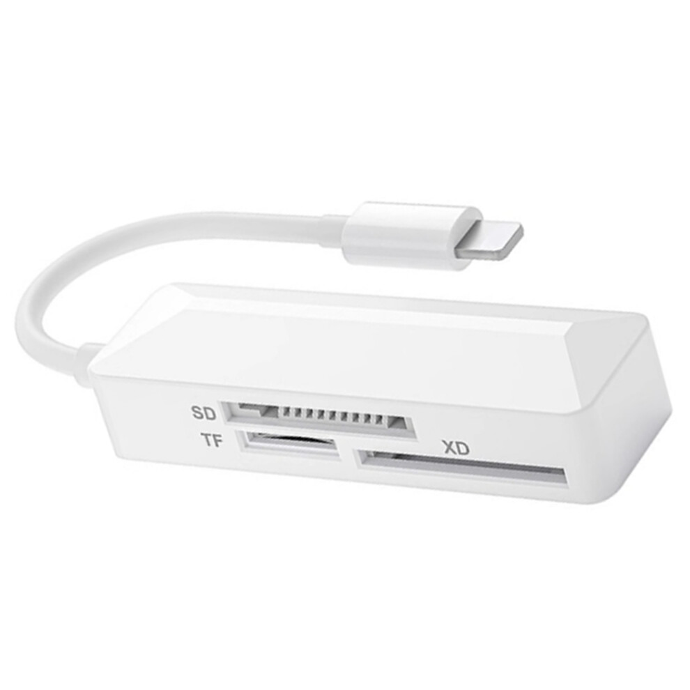 3In1 For Apple Interface To Xd Card Reader For Iphone Xd Memory Card Adapter Sd Card Xd Picture Card Reader For Tf Xd 4711098959212