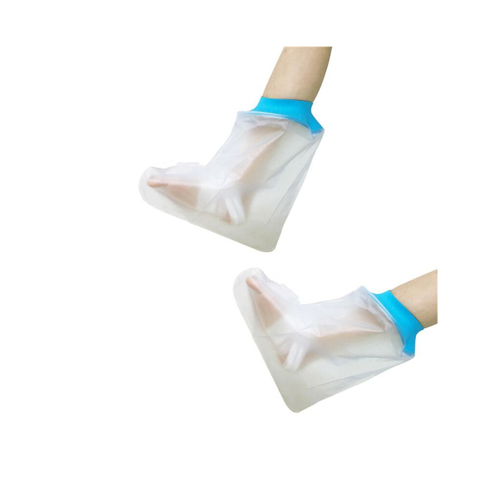 2X Watertight Foot Protector Bathing Waterproof Cover Shower Foot Rest Cast Covers for Shower Leg