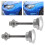 4X Quick Release Push Hood  Button Car Pin Bonnet Lock Fermo per Paraurti Fermi Argento 5