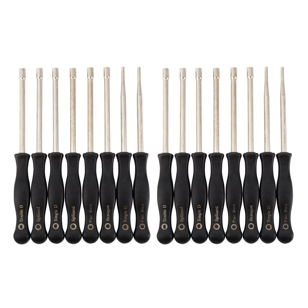 16 Pcs Screwdriver Carburetor Adjustment Tool Single D Double D Hexagon Hex Socket Kit Set 6133869990794