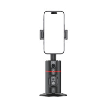 Auto Face Tracking Tripod 360 Rotation Auto Tracking Phone Holder Rechargeable Shoots Stand for Video Recording