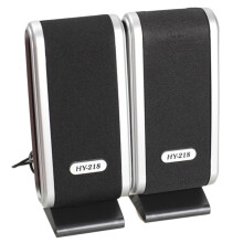 2 St USB-Datorhögtalare Bärbar Högtalare Stereo 3,5 mm med Öronuttag för Stationär PC Laptop