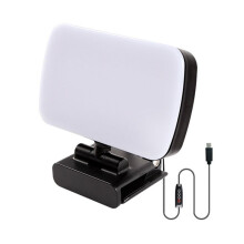 Video Light Conference Webcam Vlog Photography Fill Lamp Selfie Luce Fotografica un LED Portatile Regolabile