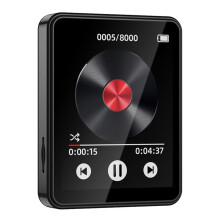 MP3-Speler 2,4 Inch Touchscreen HiFi-Muziekspeler Ondersteuning 128G-Uitbreiding Ingebouwde Luidspreker met E-Boek/Video