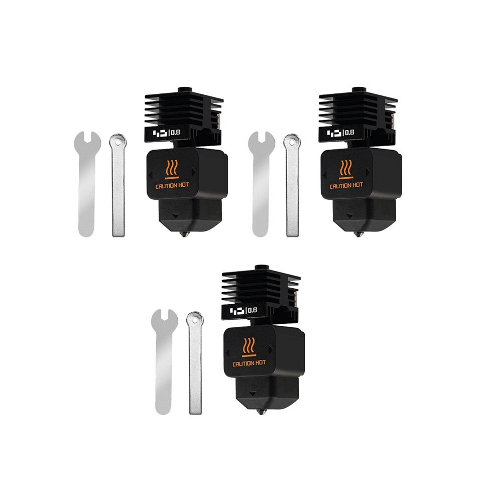 3 Sets For Bambu Lab H2d Hotend Kit Quick Swap Design Hotend Hardened Steel Nozzle 3D Printer Accessories 0.8Mm Nozzles 4714253845207