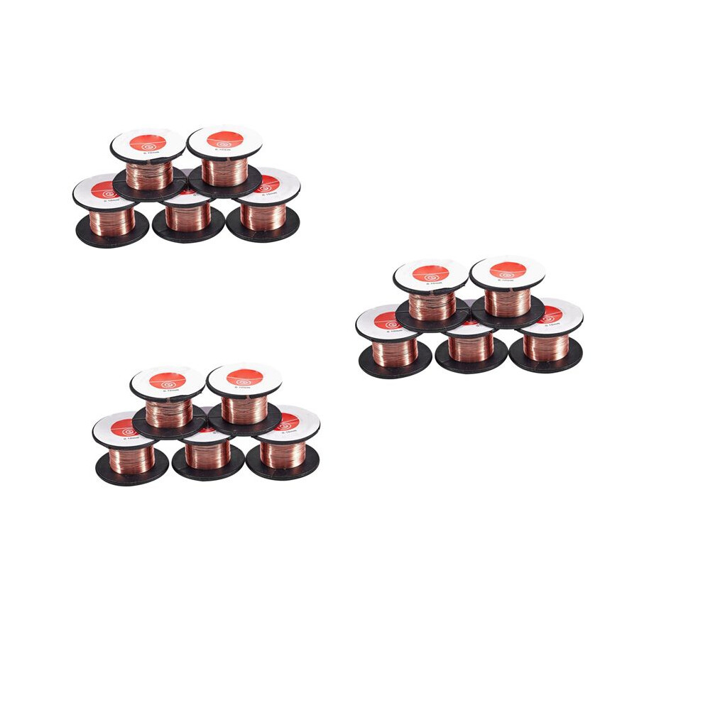 15 Pcs 0.1Mm Diameter Copper Soldering Solder Enamelled Reel Wire 4711680261426