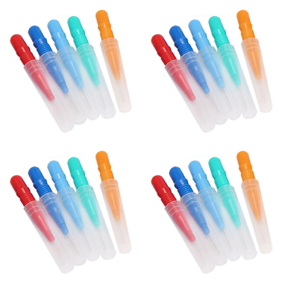 1000Pcs Interdental Brush Teeth Soft Dental Picks Tooth Floss Interdental Brush Refill Dental Toothpick Cleaners