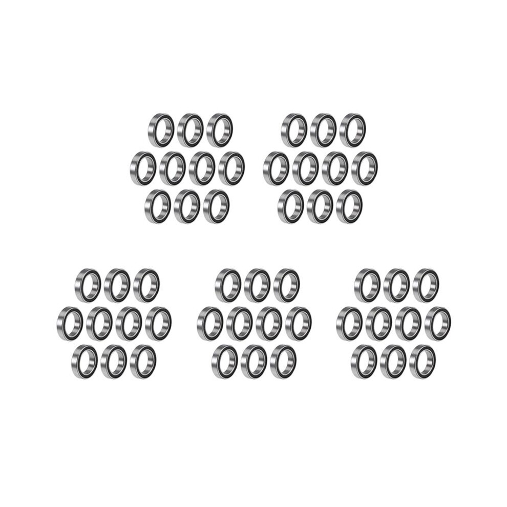 50Pcs 6701-2Rs 12X18x4 Mm Miniature Double Rubber Sealed Deep Groove Ball Bearings 4713153556596