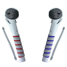 VR Games Handle for Meta Quest 3/Quest 3S Controller Long Arms Grips Playing Baseball VR Gaming Accessories