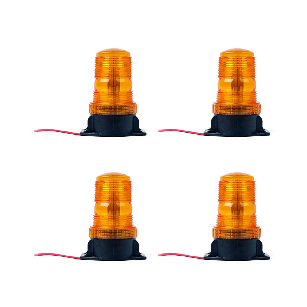 4X Forklift 30 Led Beacon Strobe Lamp Hazard Emergency Flashing Warning Light/Amber 6133443801713
