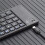 Folding  Keyboard Two-Fold Portable   Keyboard Rechargeable Office Keyboard Black 6
