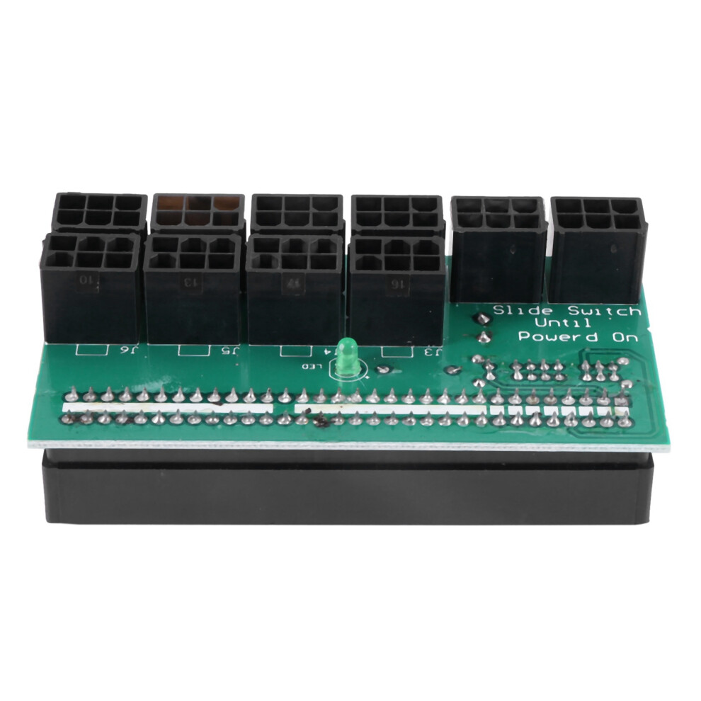 Breakout Board 1600W For Ethereum Eth Zec Mining Server Power Supply Adapter Gpu Psu 10X6pin Hub For Btc Mining 4712284022390