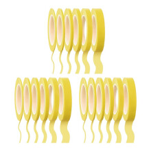 18 Rolls Fine Line Tape 1/16,7/10,1/8,1/4,1/2,3/4 Inch x 55Yard, Fineline Masking Tape, Painters Automotive Masking Tape