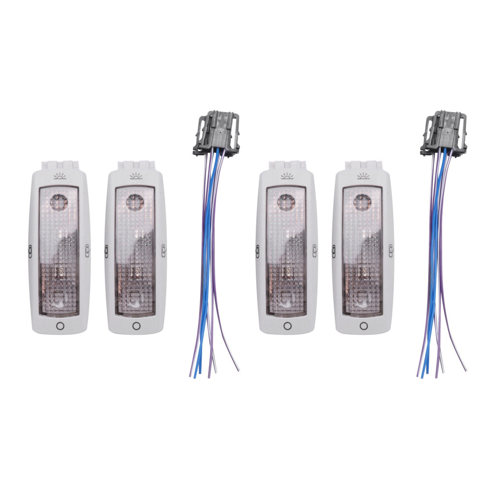 2X Rear Reading Map Dome Ceiling Lamp 3B0947291b For Golf Passat Beetle Tiguan Caddy Skoda Light 4711214298072