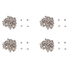 400 Silver Copper Round Cone Rivet Spike Studs Spots DIY Rock Punk 8mm