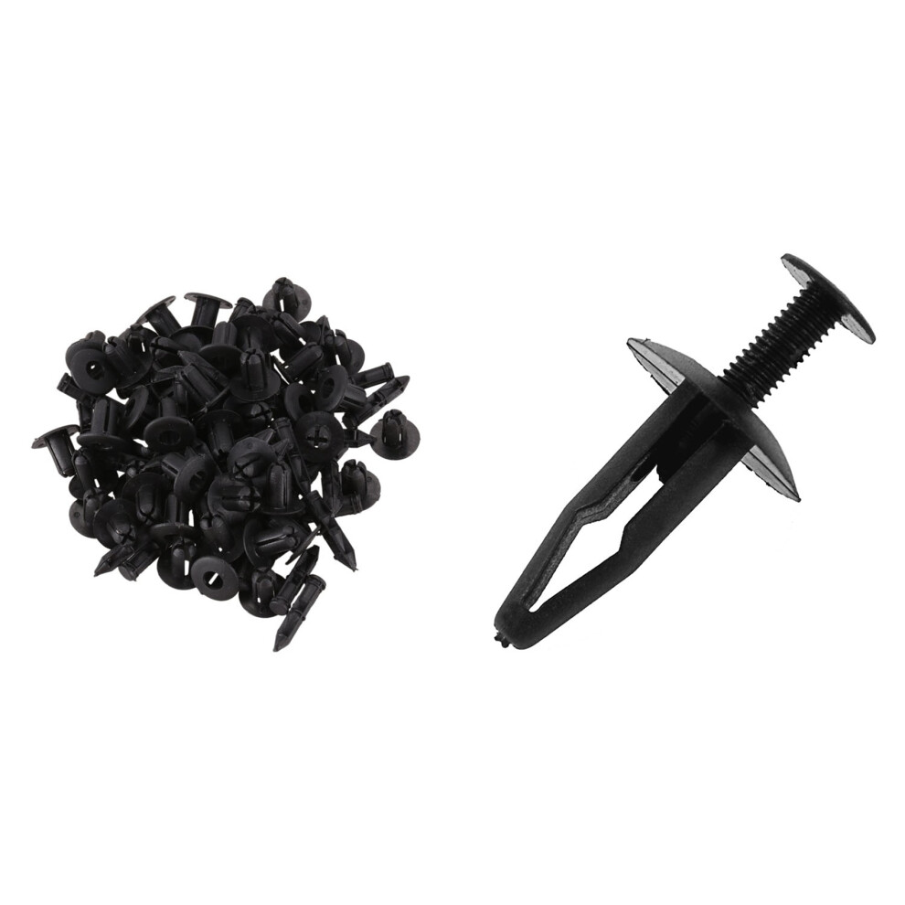 50Pcs Plastic Rivets Car Push Clips 6Mmx12mm With 25Pcs Plastic Rivets Fastener Car Bumper Push Clips 32Mm 4711138299063