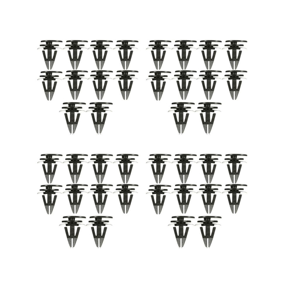 40Pcs Sill Trim Side Skirts Bumper Fastener Clip For Bmw Mini Cooper Black 6132964790001