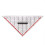 2Pcs 30CM Drawing Triangle Ruler Multi-Function Drawing Design Ruler with Handle Protractor Measurement Ruler Stationery 5