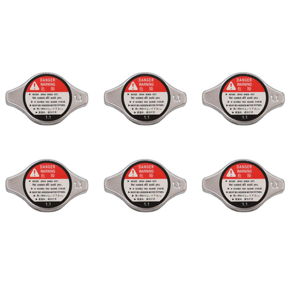 6X Radiator Cap, Replace 19045-Raa-003,For Honda, Acura - Accord, Civic, Crv, Elements, Fit, Odyssey, Pilot, Ridgeline, 4711222120884