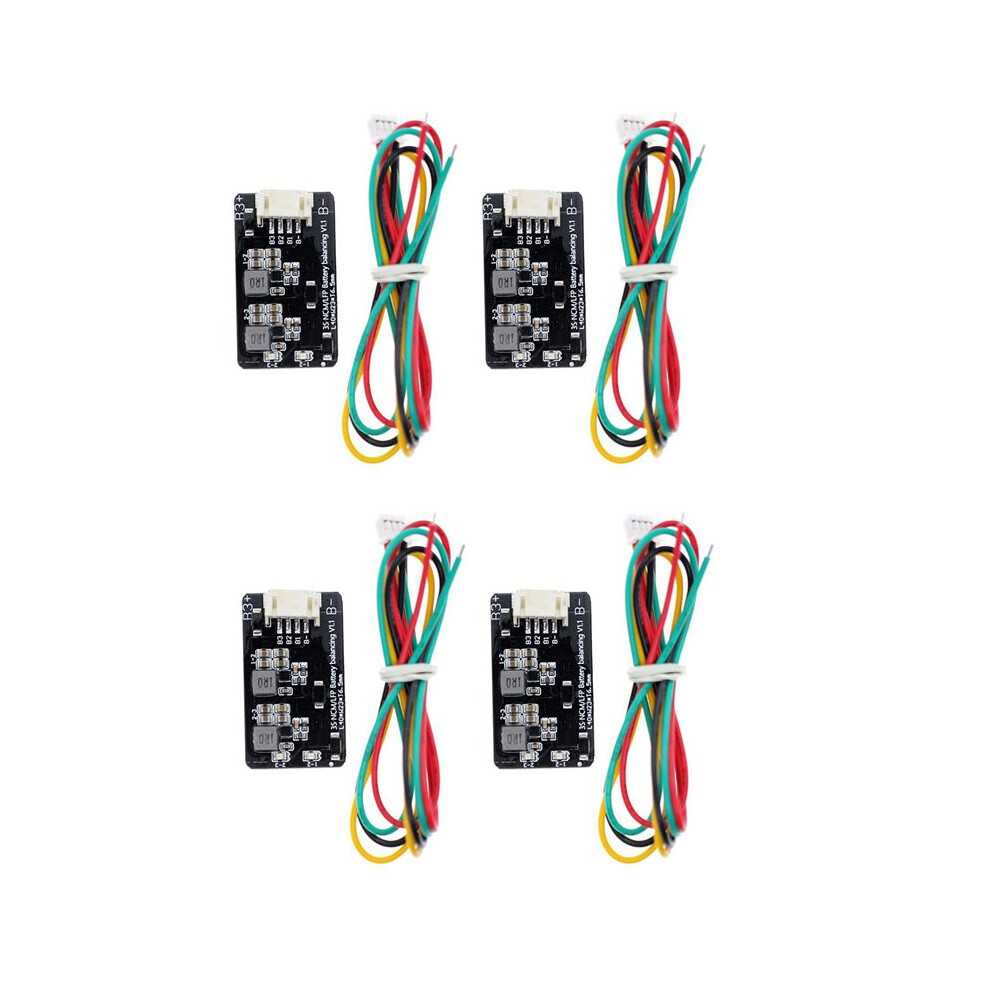 4Pcs 1.2A 3S Active Equalizer Balancer Equalizer Module Li-Ion Lifepo4 Lithium Battery Active Balancer Bms 4711564632243