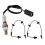 Front Lambda Oxygen Sensor with 2Pcs Front Right / Left ABS Wheel Speed Sensor 1