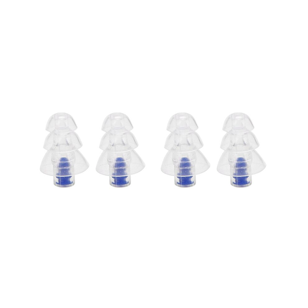 2X 27Db Silicone Earbud Musician Filter Earplugs Noise Reduction Cancelling Hearing Protection Earbud Reusable (Blue) 4713894146568