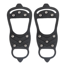 Ice Spikes for Boots, NonSlip Tips  2 x Ice Tips for Boots  with 8 Cleats for Easy On and Off Shoes for Cold Weather Cleats Cleats Large Ref: 2912