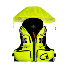 Damen life vest adults Adjustable jacket, swimming aid, sup, boats, surfing, snorkeling 05A07 yellow XXL