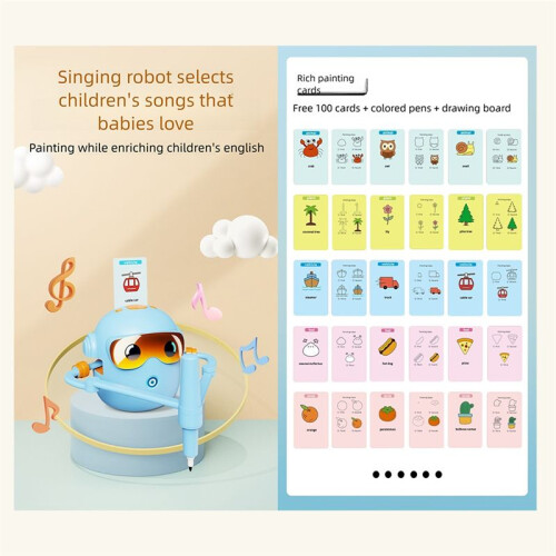 Educational Drawing Robot for Kids Interactive Learning Toy for Early Childhood Enlightenment 2