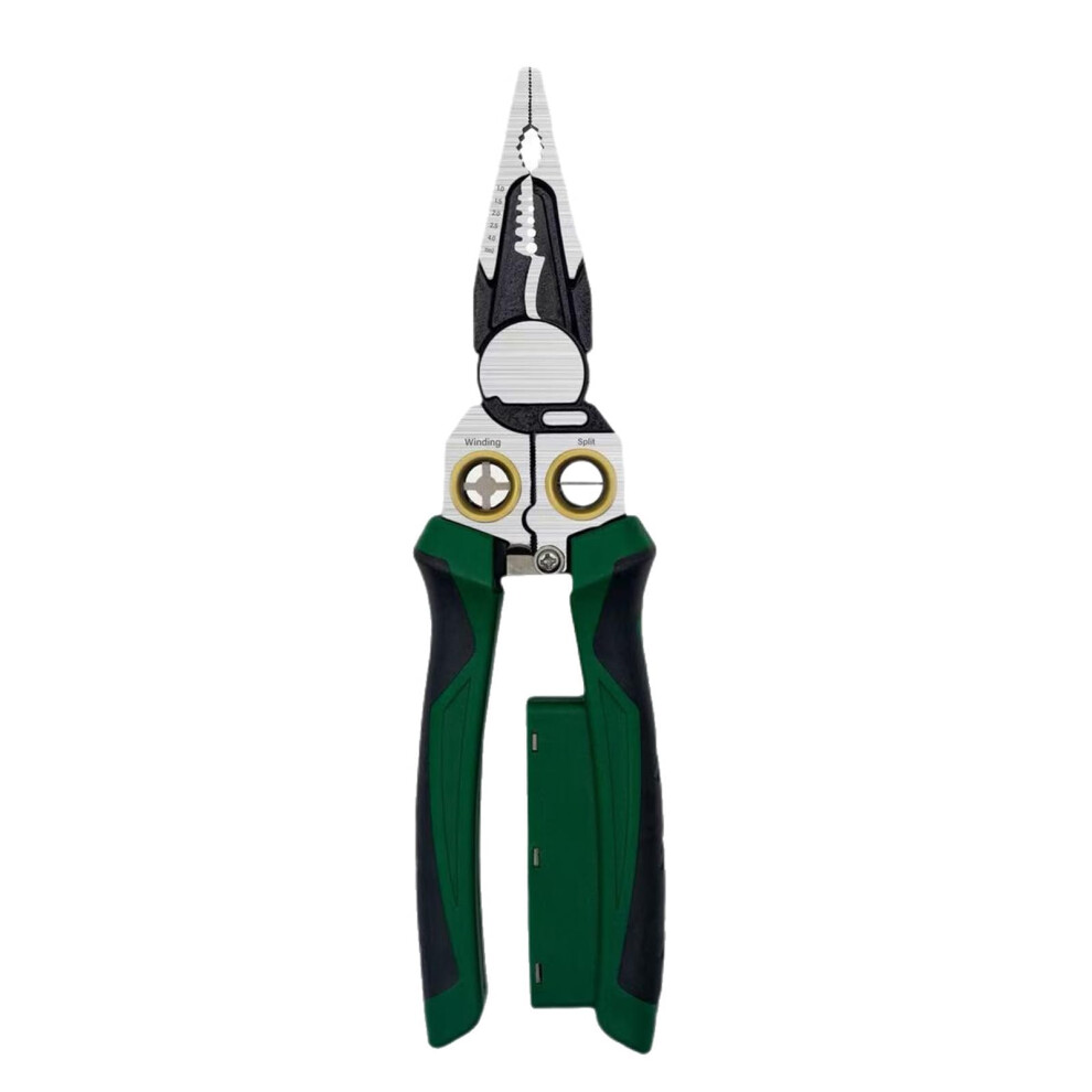 Professional Electrician Pliers Wire Stripping Cutting And Twisting Live Detection 12V 250V Electrical Tool Set 9365049371445