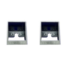 2X Car Rear View Camera Installation Bracket License Plate Lights for Ssangyong Korando 2014 Car Accessories ,Black