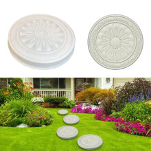 Large Round Brick Mold, 19.68' x19.68x2.36 Concrete Molds, Walk Maker (Sunflower)
