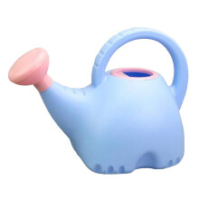 Elephant Watering Can 1.5L Large Capacity Cute Design for Kids Garden Blue Pink