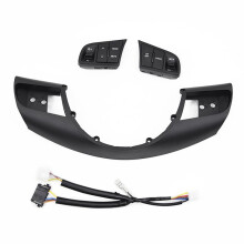 Car Steering Wheel Audio Control Button Cruise Control with Frame for Soul Forte 2014-2017