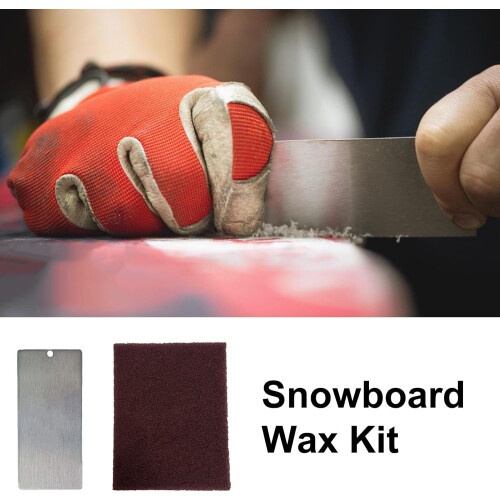 Snowboard Wax Kit, Ski Gear, Wax Scraper  Cloth 2