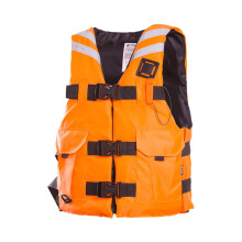 Damen life jackets for adults snorkel vest, swimming jacket, unisex life jacket, water sports, snorkeling, swimming 06A10 Orange XXL