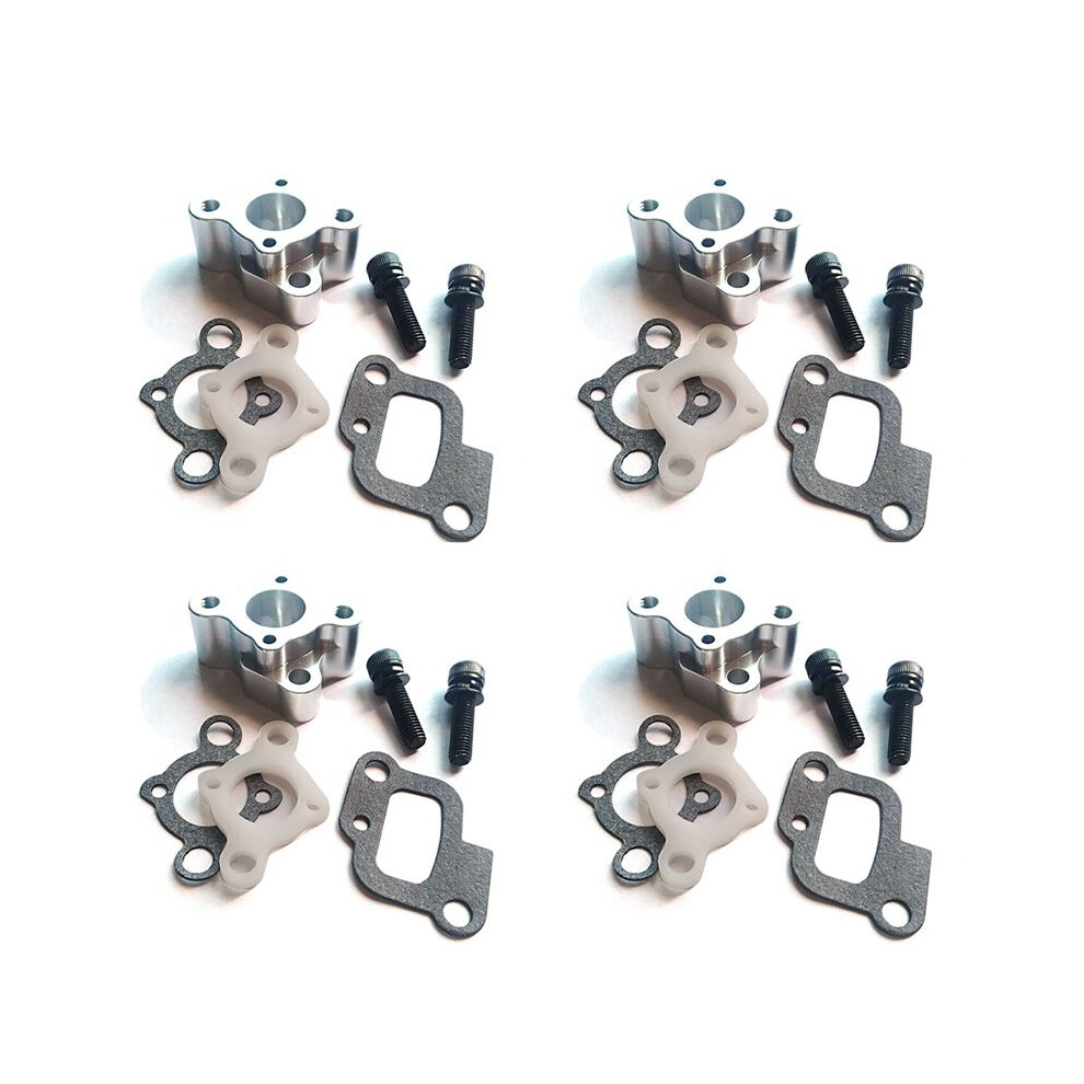 4X Cnc Intake Manifold Set For 23-30.5Cc Gas Engine Zenoah Cy Hpi Baja 5B 5T 5Sc Losi 5Ive-T Rovan King Motor 6134218527364