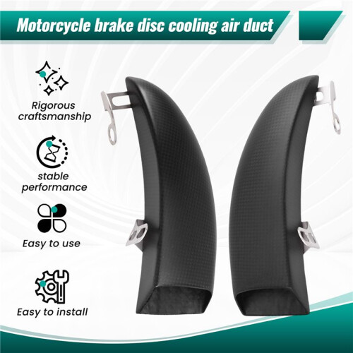 Motorcykelbromsoksradiatorskydd Kolfiberkåpa för  för  för 1