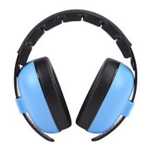 Baby Ear Protection Adjustable Newborn Noise Canceling Headphones Mini Safety Earmuffs with Soft Ear Cushions for 03 Years Old, Blue