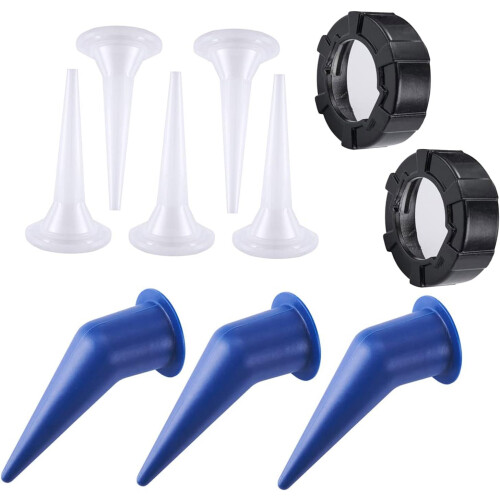 10pcs Sausage Nozzle Set Includes plastic caps and plug nozzles easy tallation for easy application 1