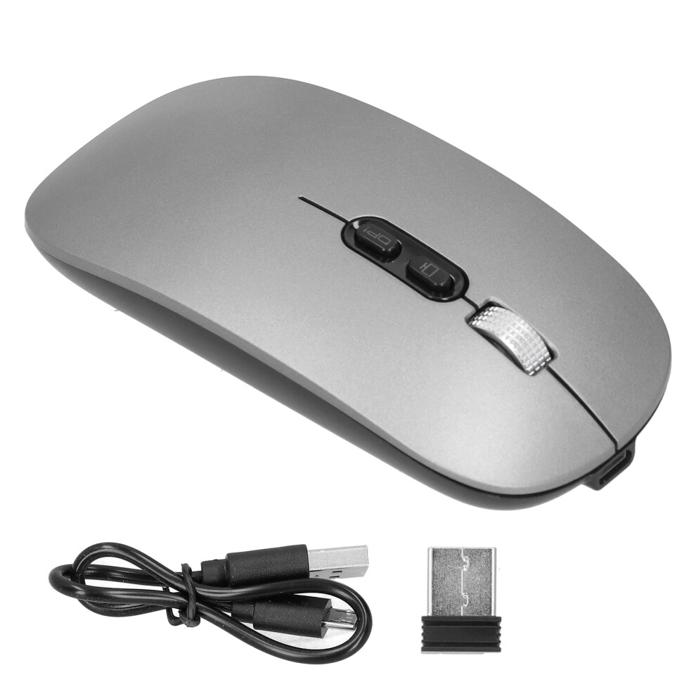 Highly Responsive Wireless Mouse, Bluetooth Mouse With Rechargeable Battery For Desktop, Notebook & More, Silent Click, Adjustable Dpi, Skin-Frien 9486358997987