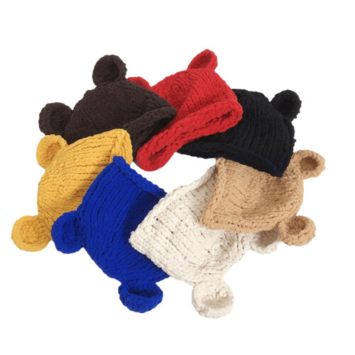 Chapeau de rue Simple, tendance, Portable, Long,-Bleu 1