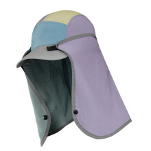 Chapeau de soleil avec châle pour-Correspondance des couleurs