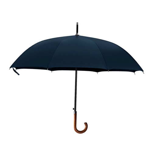 Langer Regenschirm, langer Holzgriff, winddicht, 2