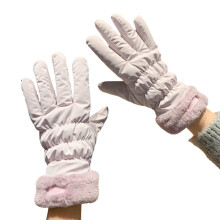 Gants thermiques chauds et tendance, doublure en-Violet clair