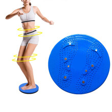 Balance Trainer Wobble Board Balance Trainer Balance Disc Waist Rotating Disc Training Balance Board Wobble Boards Physio Blue size Ref: 1224