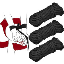 3 10 Meter Long Nylon Black Multifunctional Hand Rope, Suitable For Extreme Athletes Outdoors D6 Ref: 1529